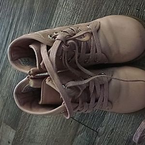 Beautiful pink girl boots